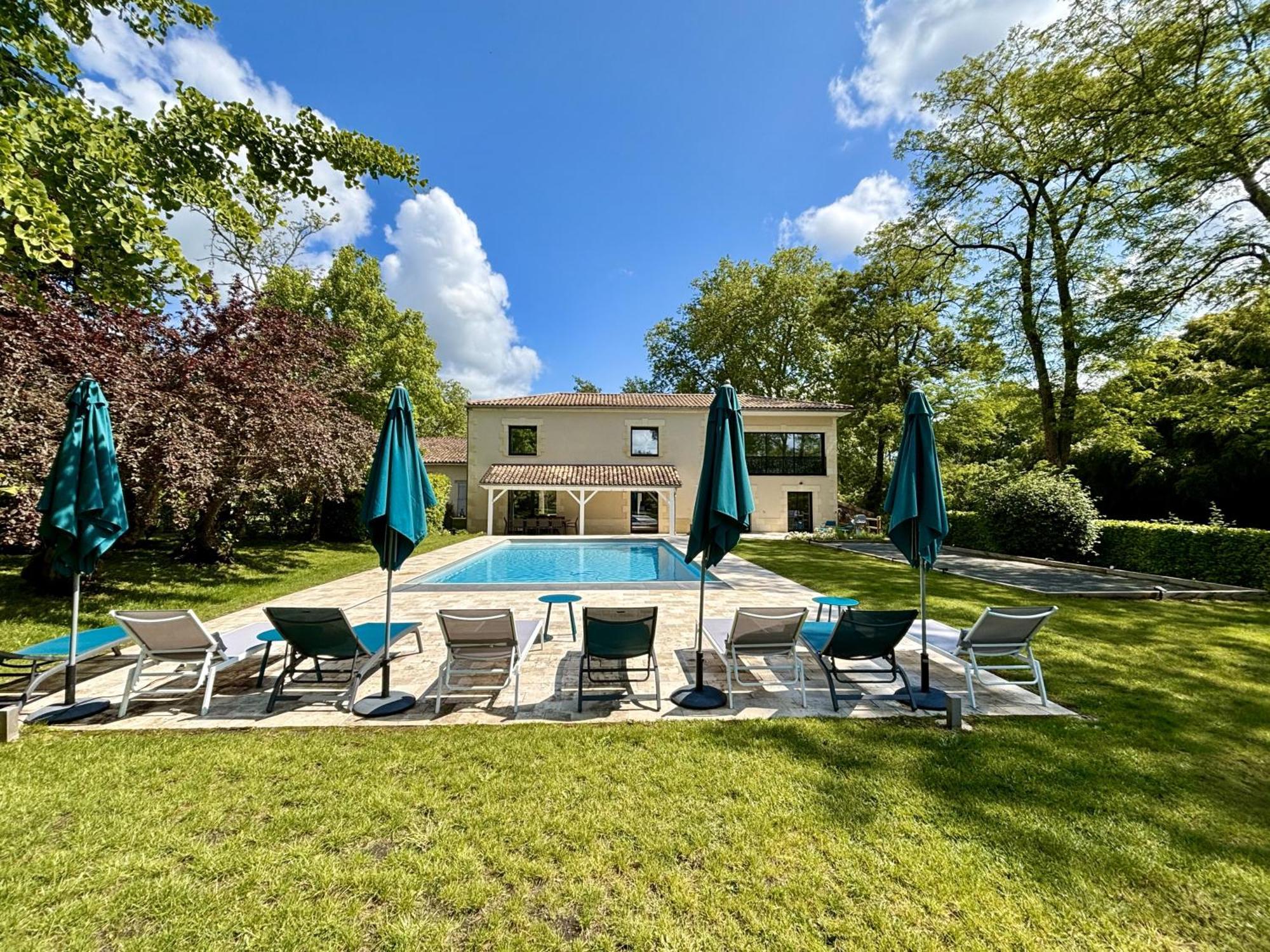 La Maison L'Eperon, Stylish 5 Star Villa Surrounded By Vineyard Near Saint Emilion Vérac المظهر الخارجي الصورة